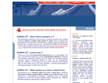 Tablet Screenshot of admins.cz