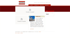 Desktop Screenshot of admins.com